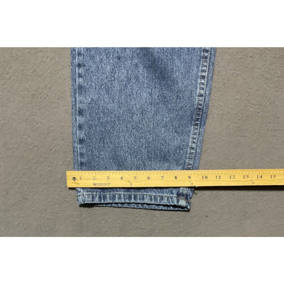 Wrangler Relaxed Fit Jeans 38x32 Made in Mexico 100% Cotton Denim - Picture 4 of 6